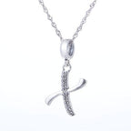S925 Alphabet Letter X Charm/Pendant