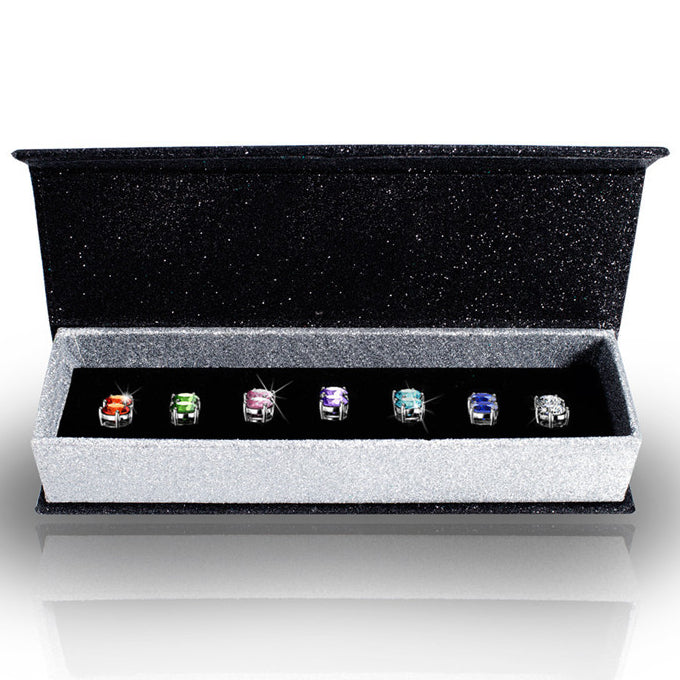 7 Day Earrings Box SetElevate your style effortlessly with the Dhia 7-Day Earrings Box Set, a collection featuring 7 pairs of studs adorned with signature Swarovski crystals for a dazzlinEarrings8004Dhia Jewellery7 Day Earrings Box Set