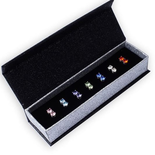 7 Day Earrings Box SetElevate your style effortlessly with the Dhia 7-Day Earrings Box Set, a collection featuring 7 pairs of studs adorned with signature Swarovski crystals for a dazzlinEarrings8004Dhia Jewellery7 Day Earrings Box Set