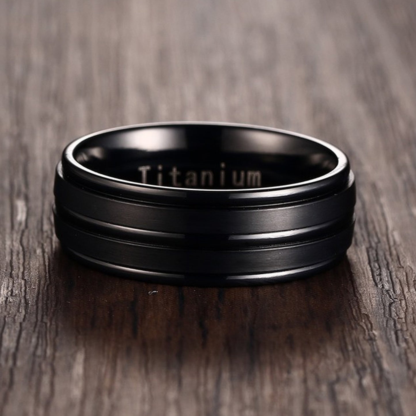 Black Titanium Ring