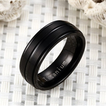 Black Titanium Ring