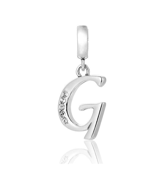 S925 Alphabet Letter G Charm/Pendant