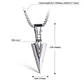 Arrowhead Pendant Necklace- Silver