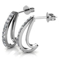 Moon Hoop EarringsDhia Moon Hoop Earrings Made Crystals From Swarovski
Beautify your ears with our Moon shaped drop earrings featuring genuine Crystals from Swarovski.
Features:– MateEarrings8002/8005Dhia JewelleryMoon Hoop Earrings