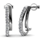 Moon Hoop EarringsDhia Moon Hoop Earrings Made Crystals From Swarovski
Beautify your ears with our Moon shaped drop earrings featuring genuine Crystals from Swarovski.
Features:– MateEarrings8002/8005Dhia JewelleryMoon Hoop Earrings