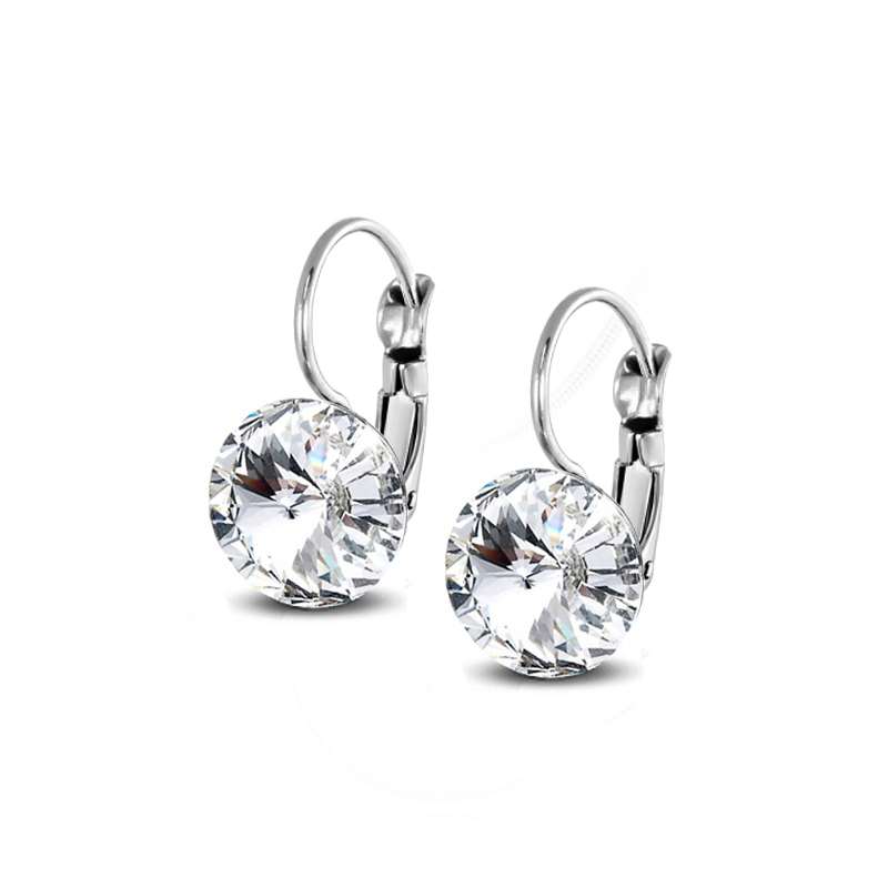 Rivoli Drop 12mm Earrings