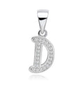 S925 Alphabet D Pendant