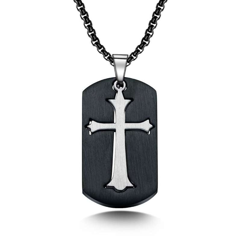 Cross Dog Tag