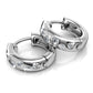Exotic Hoop Earrings - Silver