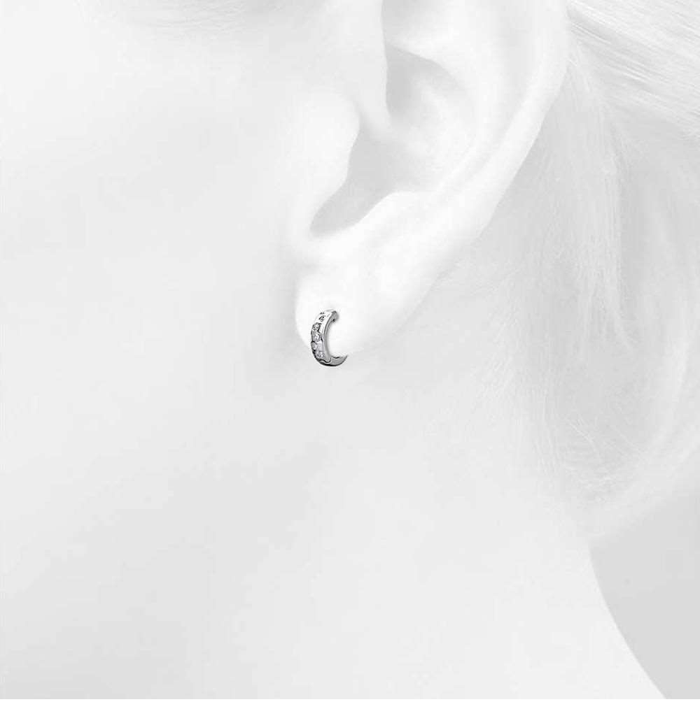 Exotic Hoop Earrings - Silver