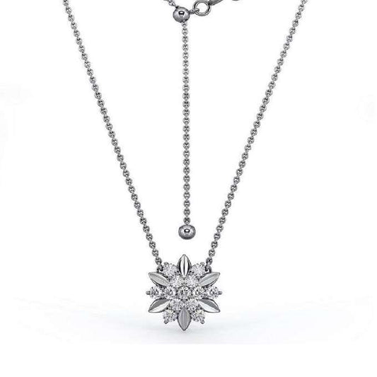 Dhia Flower NecklaceDescription
Specifications:– Flower Necklace made with S925 Sterling Silver and embellished with Swarovski Zirconia– Size: Ball adjustment, length: 21cm– Material: SIN STOCKDhia JewelleryDhia Flower Necklace