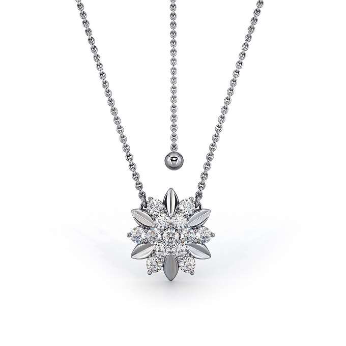 Dhia Flower Necklace