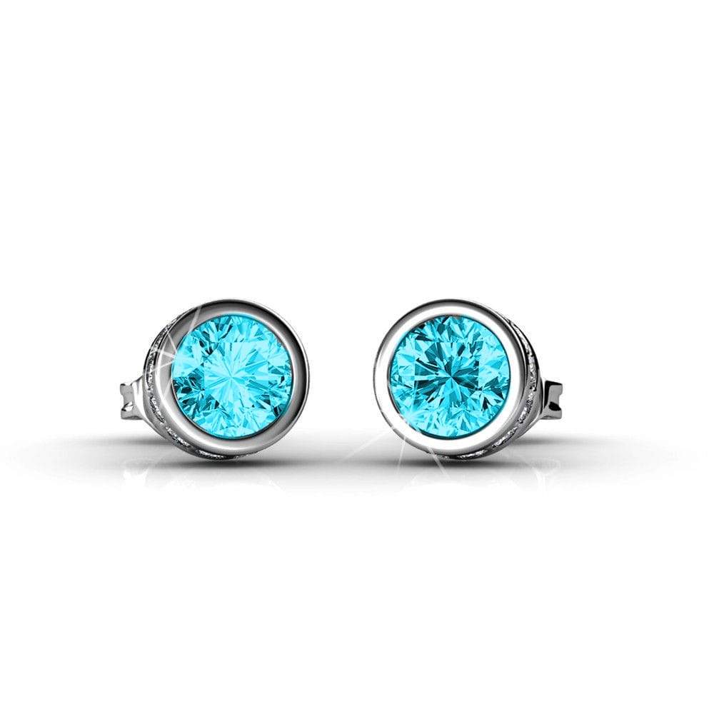 Glamour Classic Aquamarine embellished with Crystals from Swarovski
