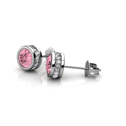 Glamour Classic Stud Earrings in Light Rose