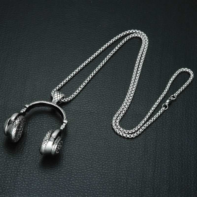 Headphone Pendant Necklace