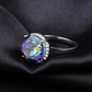 6.75ct Rainbow Halo Mystic Quartz Rings
