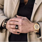 Fleur-De-Lis Ring - Black