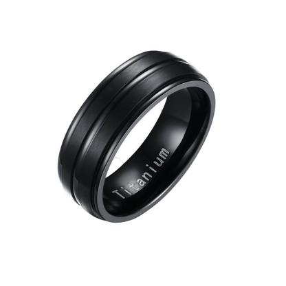 Men’s titanium ring, titanium wedding band, comfort fit titanium ring, hypoallergenic wedding band, lightweight men’s ring, durable men’s jewelry, 8mm titanium ring, modern men’s wedding band, gift-ready titanium ring