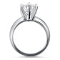 1.0ct Moissanite Solitaire 6Prong Rings