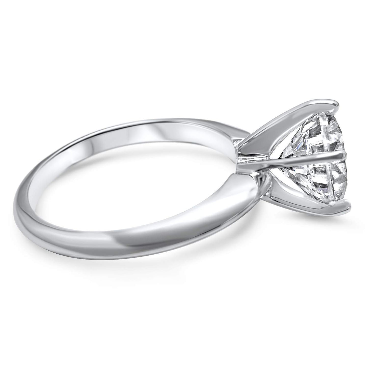 1ct Moissanite Solitaire 6 Prong Rings