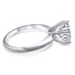 3.0ct Moissanite Solitaire 6 Prong Ring