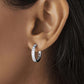Moonstone Hoop Earrings