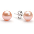 Freshwater Button Pearls - Orange Pink