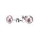 Freshwater Button Pearls - Purple