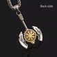 Vegvisir Viking Battle Axe- Gold