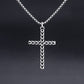 Trendy Wheat Cross Necklace