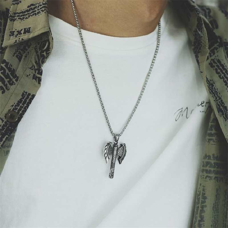Viking Axe Necklace