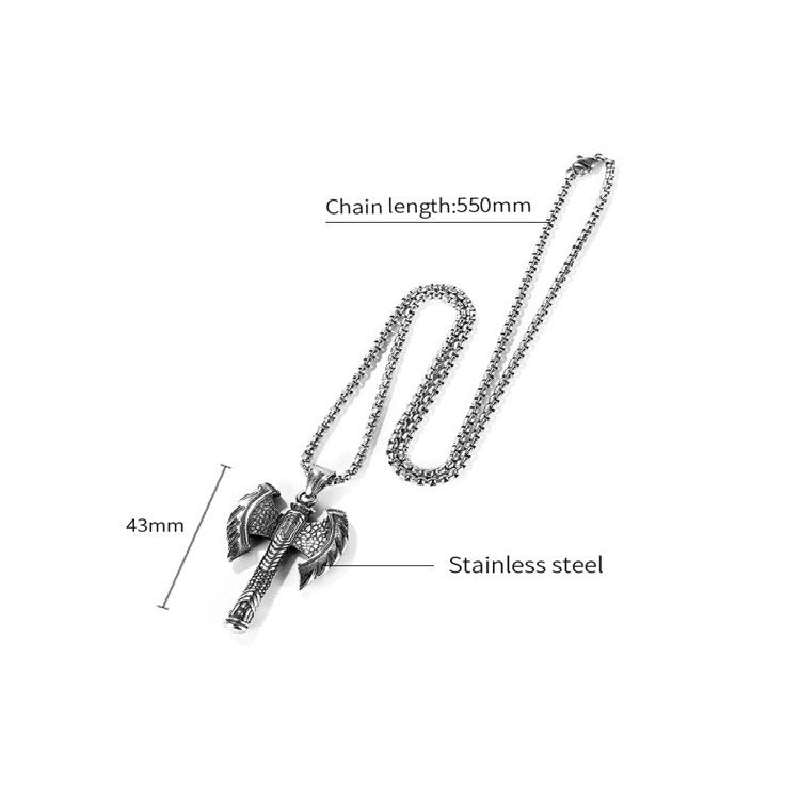 Viking Axe Necklace