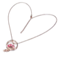 Carnation Drop Pendant Necklace
