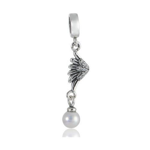 Dhia S925 Teardrop Angel Wings Charm/Pendant