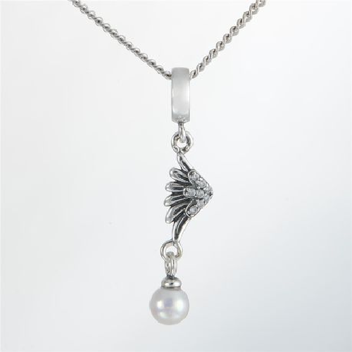 Dhia S925 Teardrop Angel Wings Charm/Pendant