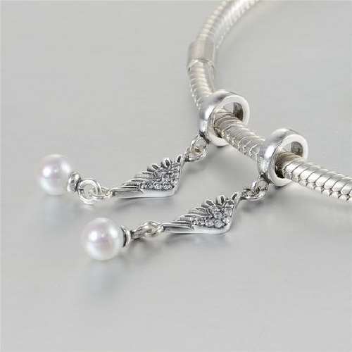 Dhia S925 Teardrop Angel Wings Charm/Pendant