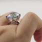 Rainbow Mystic Quartz Rings 8 Claw Settings