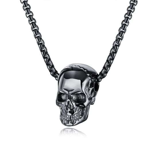 Black Skull Necklace