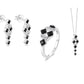 Black Square Necklace