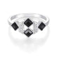 Dhia Black Square Ring