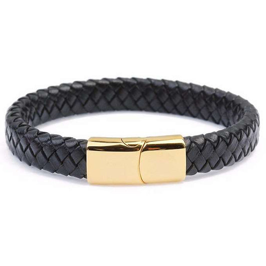 6mm Leather Braided BraceletIntroducing the timeless and versatile 6mm Leather Braided Bracelet—a staple in men's fashion. Crafted from genuine leather, this lightweight bracelet boasts an elegLeather BraceletsIN STOCKDhia Jewellery6mm Leather Braided Bracelet