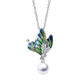 Butterfly Pearl Necklace