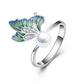 Butterfly Pearl Ring - Adjustable