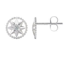 Compass Earrings and Necklace Set
