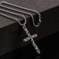 Trendy Entwined Cross Necklace
