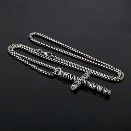 Trendy Entwined Cross Necklace