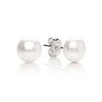 Freshwater Button Pearls - White