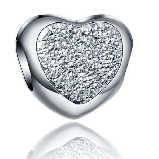 Heart Charm - Silver