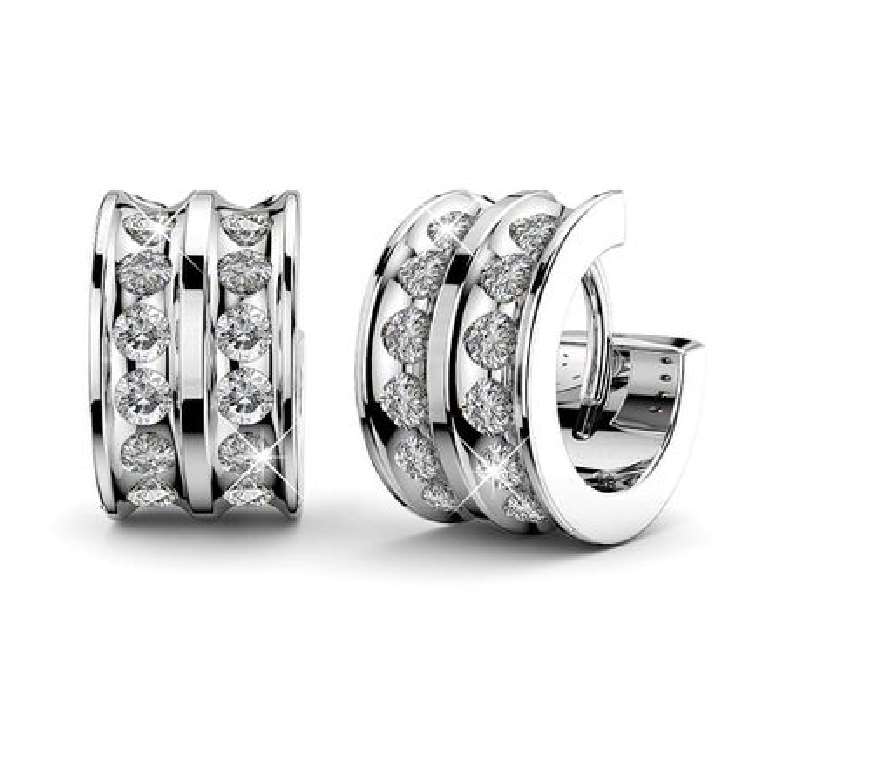 Dhia Huggie Earring- Silver