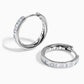 Moonstone Hoop Earrings